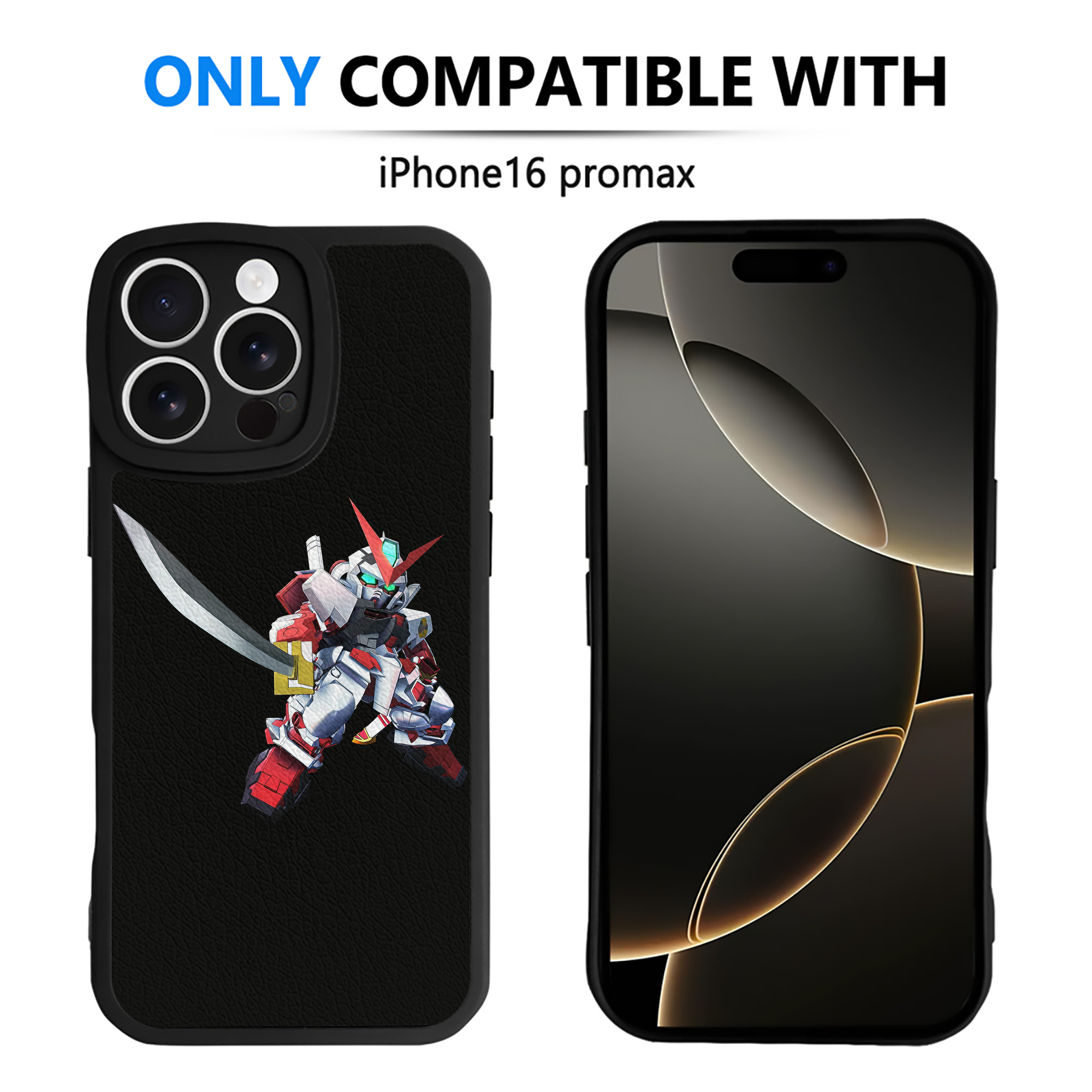 （画像用） 機動戦士ガンダム Mobile Suit Gundam 【iPhone 16シリーズ対応】シリコンスマホケース（レザー調） 材質：シリコン